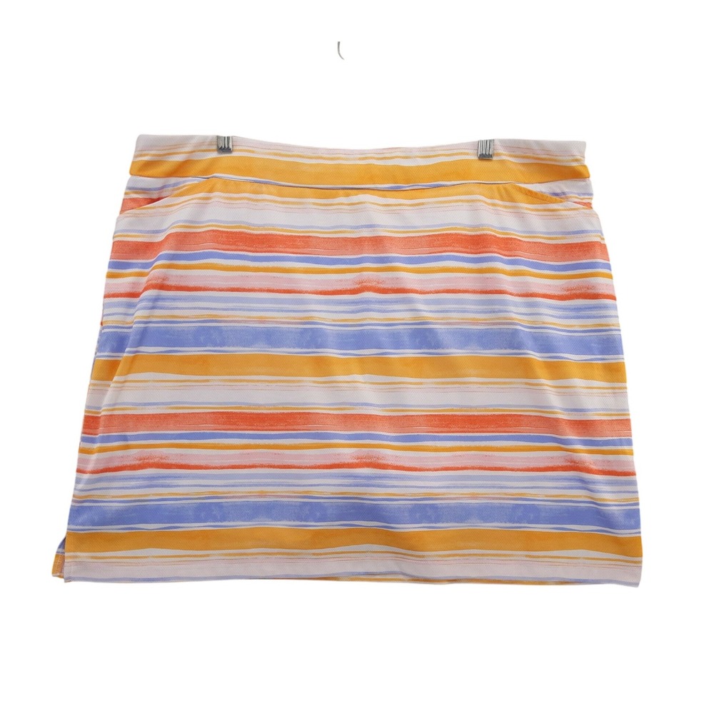 Hearts of Palm Skort‎ Athletic Striped Activewear XL Tennis Pickleball Golf